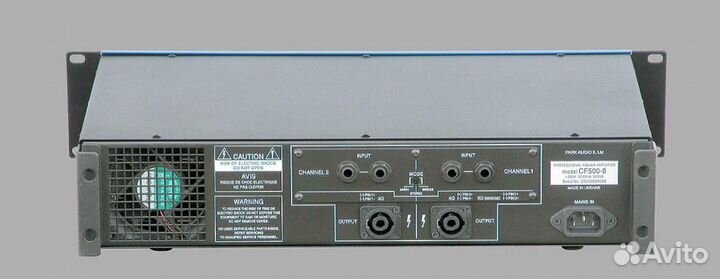Park Audi CF 500 усилитель. Выходная мощность 250