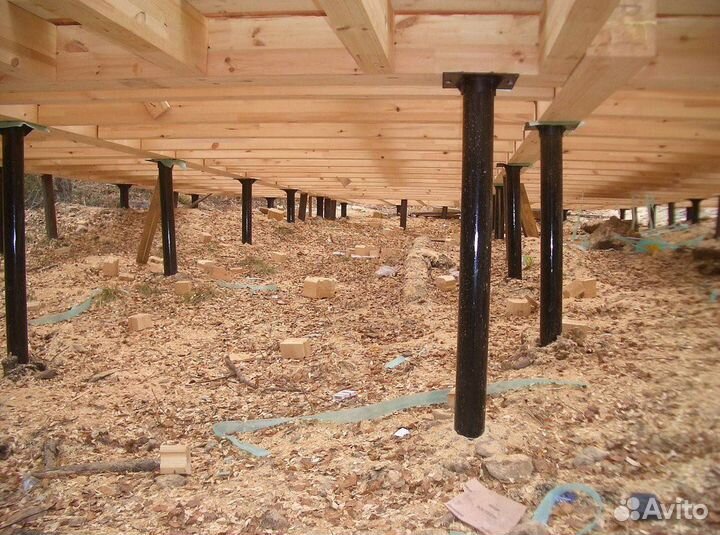 Установка винтовых свай