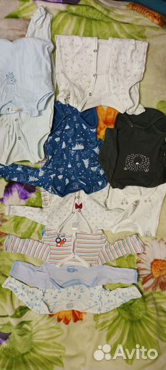 Вещи пакетом от 0 до 3 месяцев