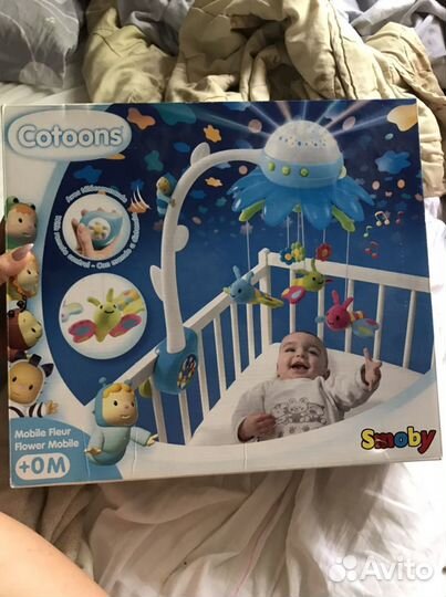 Мобиль ночник Smoby Cotoons