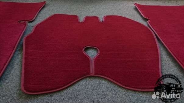 Автоковрики для газ-24-1, красные