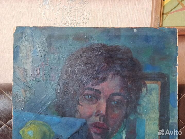 Картина, Соцреализм, В. М. Агафонов, Люба