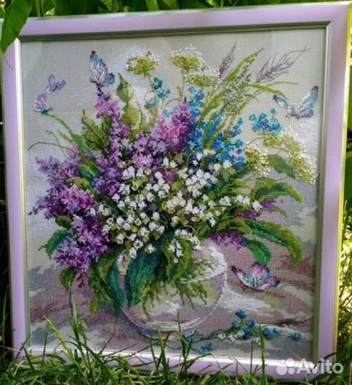 Вышивка картина крестом