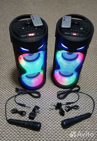 Колонка с микрофоном Bluetooth Новая караоке