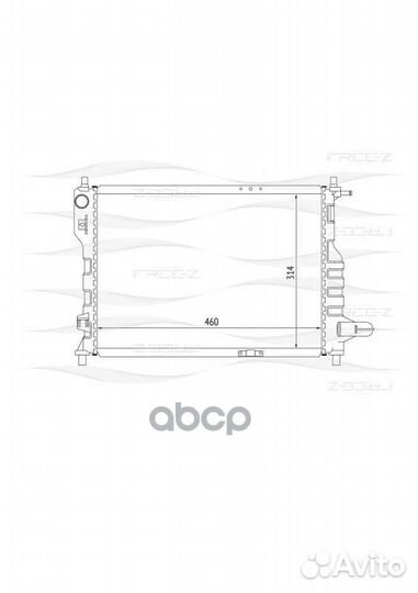Радиатор free-Z Chevrolet (Spark (05) 0.8/1.0