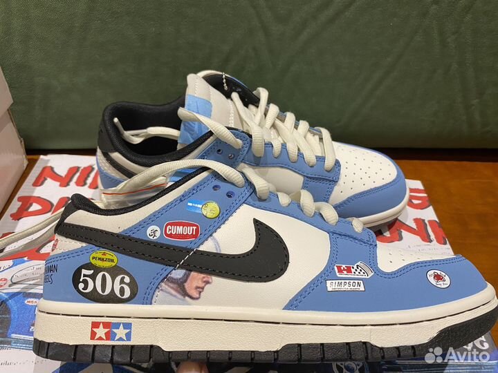 Кроссовки Nike dunk low racing buggy sand scorcher