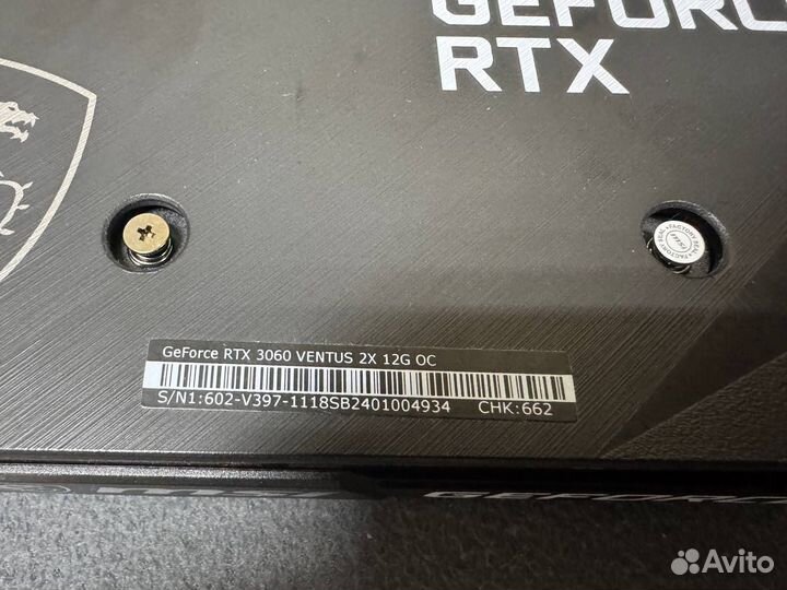 Видеокарта rtx 3060 12 гб