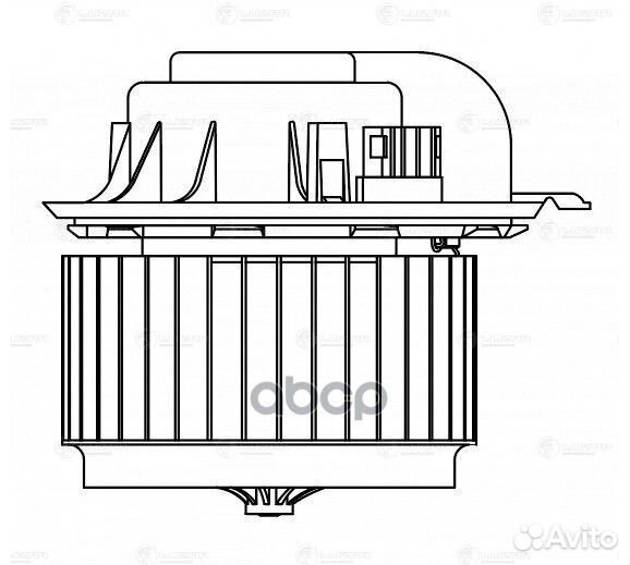 LFH 1856 luzar Э/вентилятор отоп. VW Touareg (0