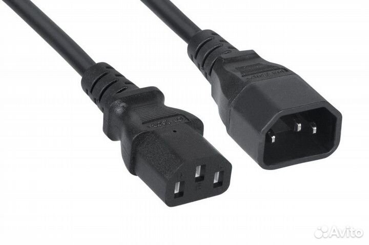 Кабель питания монитор-компьютер Cabeus
