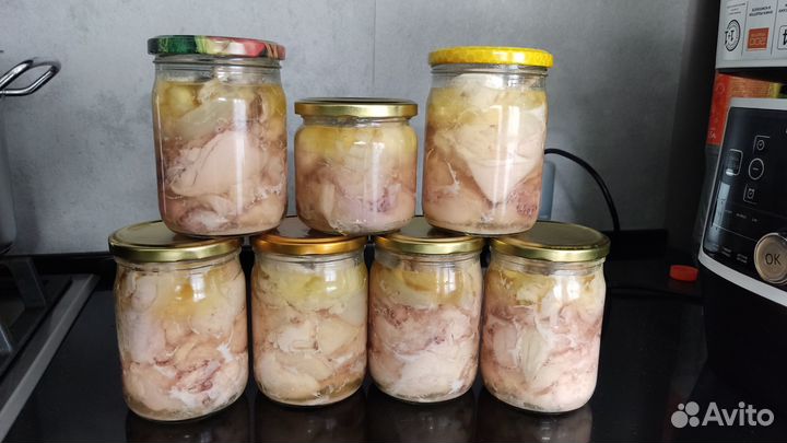 Тушёнка домашняя. Свинина. Цыпленок