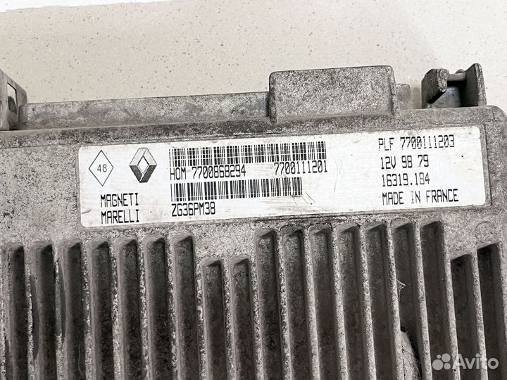 Блок управления двигателем Рено Клио