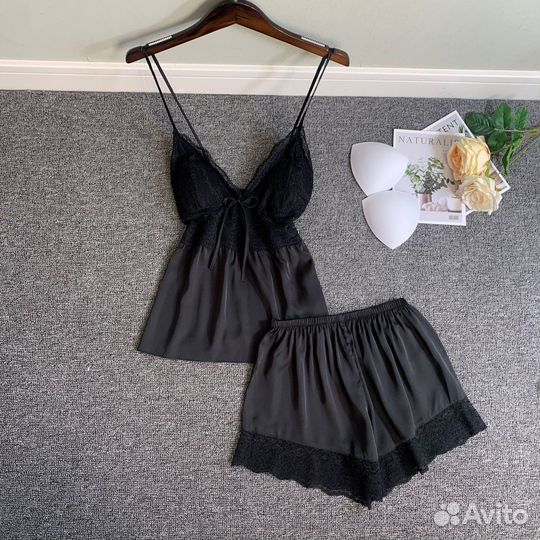 Пижама шелковая