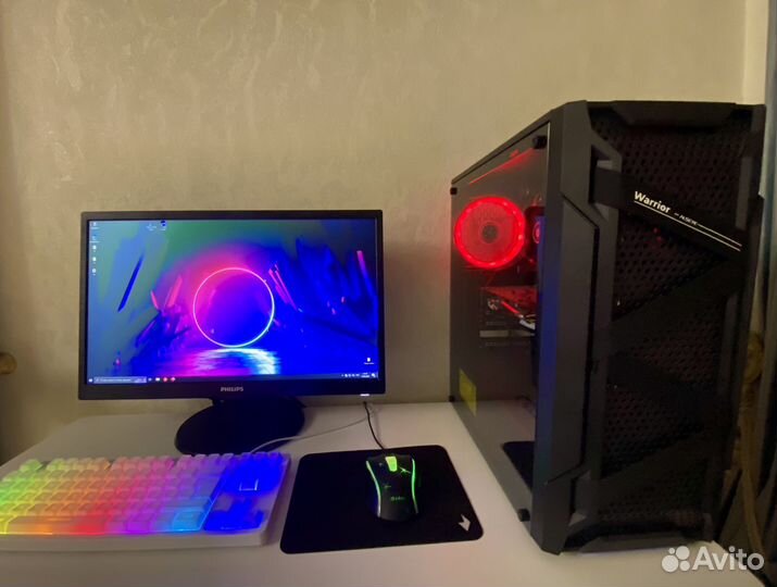 Игровой пк с монитором