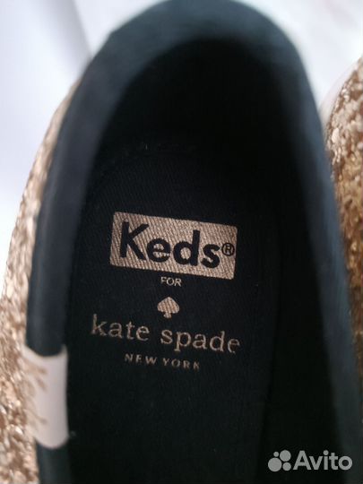 Кеды Keds x Kate Spade New York Champion Glitter