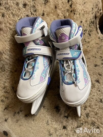 Коньки детские раздвижные 31 36