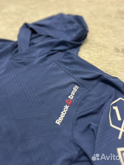 Лонгслив reebok crossfit с капюшоном оригинал