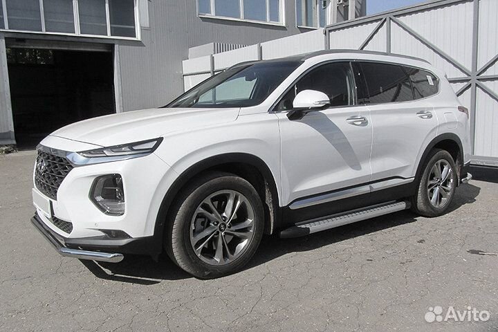 Пороги на Hyundai santa-FE (2018)