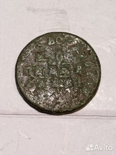 Медные монеты Российской империи 1707 - 1721 г.г