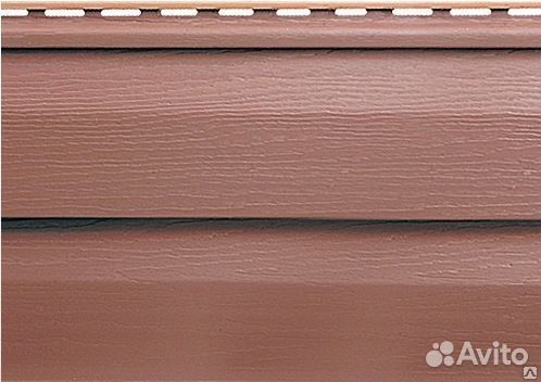 Сайдинг Альта-профиль Красно-коричневый 3660х263мм