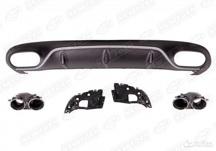 Диффузор 53 AMG Mercedes E Coupe 238