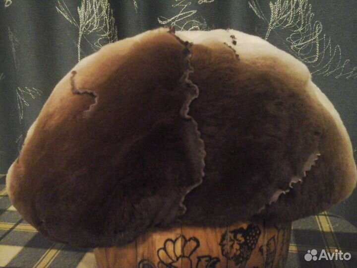 Берет женский норковый 58