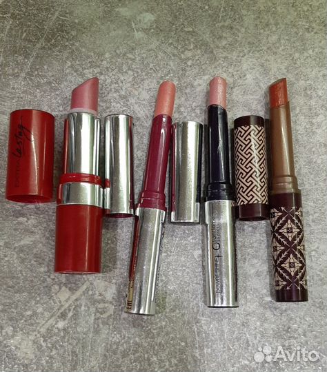 Памада avon,oriflame,розовые,бу,пакетом