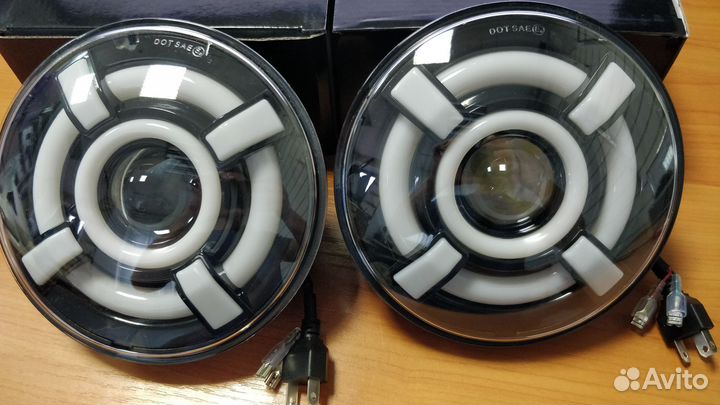 Светодиодные фары для ваз 2121 нива Тюнинг вид7