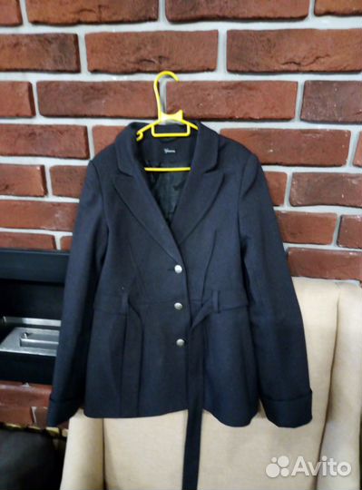 Пиджак для девочки серый