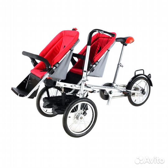 Продам электро велоколяску на 2х детей