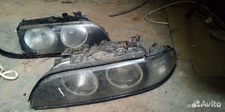 Фары на BMW 5 E39 не рестайлинг