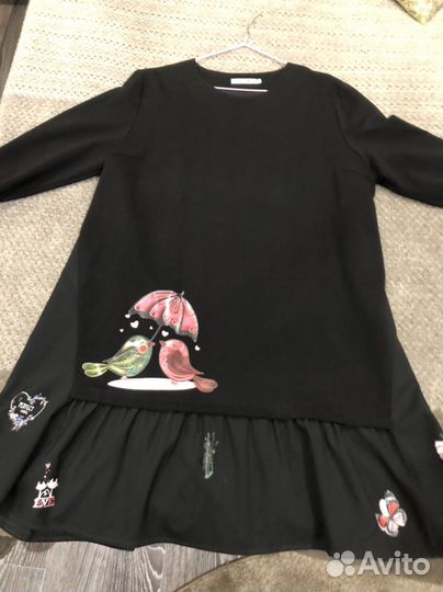 Платье трикотажное женское