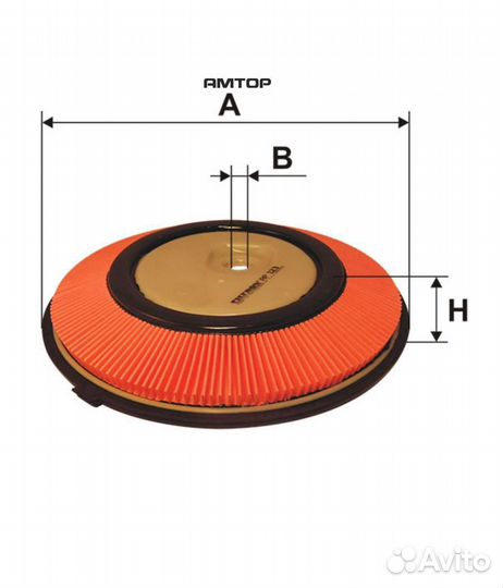 Filtron AP123 AP 123 фильтр воздушный\ Nissan Sunn