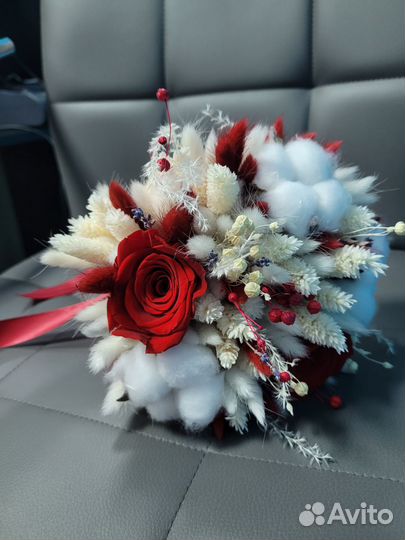 Авторские композиции и букеты из сухоцветов