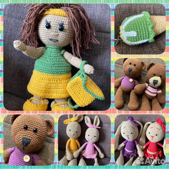 Вязаные игрушки амигуруми