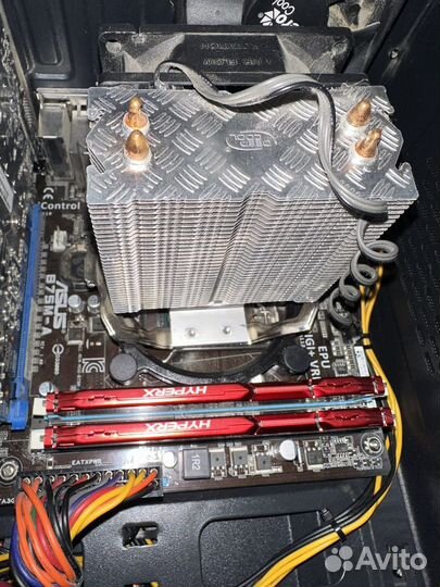 Мат. плата с проц. i7 3770, asus B75M-A 16gb