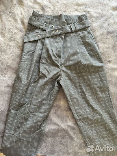 Брюки с высокой талией