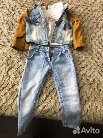 Костюм детский джинсовый
