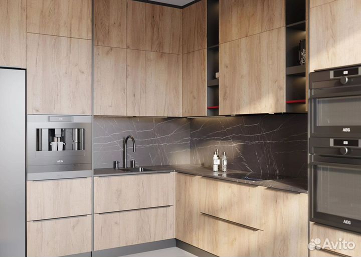 Кухня под потолок бюджетная