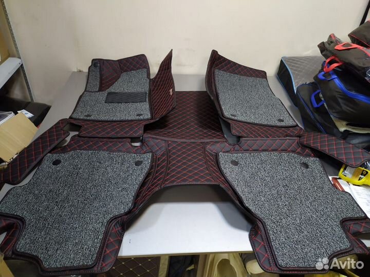 3D Коврики Geely Салон Багажник из Экокожи