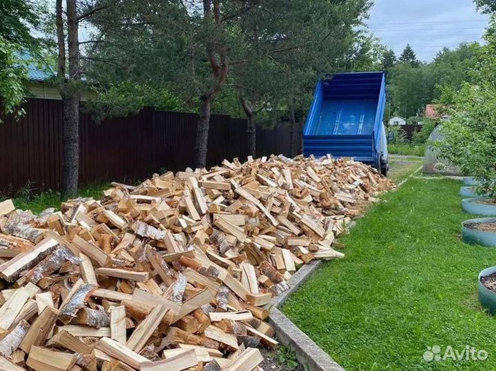 Дрова березовые. Колотые