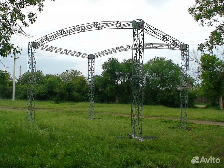 Мобильная сцена из стали