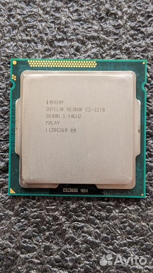 Процессор CPU Intel Xeon E3 1270 Socket LGA1155
