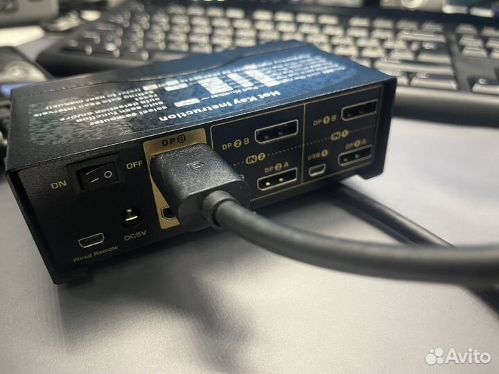 Kvm переключатель first 1st-622DP