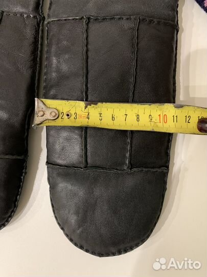 Рукавицы кожаные