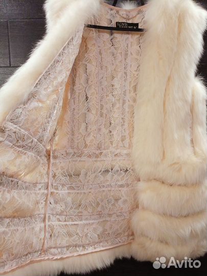 Жилетка меховая женская 44