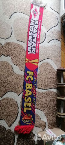 Фк Спартак Москва Базель шарф роза болельщика