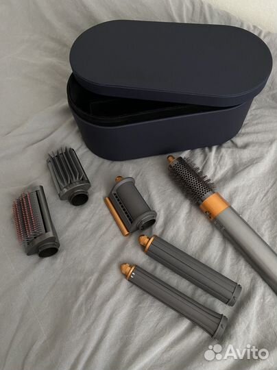 Dyson airwrap long hs05 nickel and copper стайлер