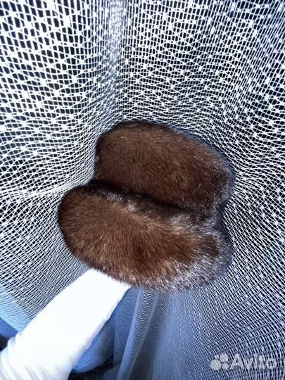 Норковая шапка новая