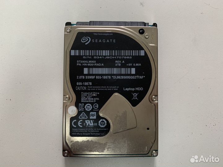 Диски HDD Seagate 2 Tb 2,5