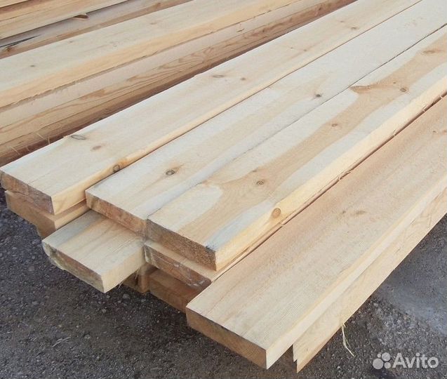 Доска обрезная естественной влажности хвоя 2 сорт